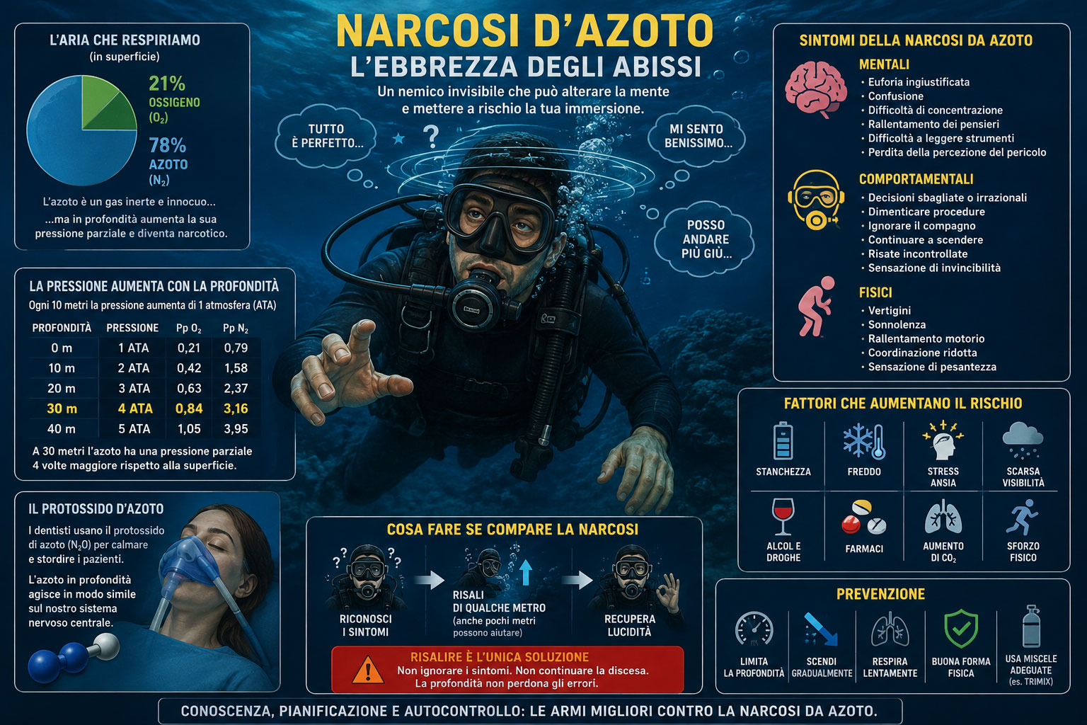 Narcosi da Azoto - Nemico Invisibile